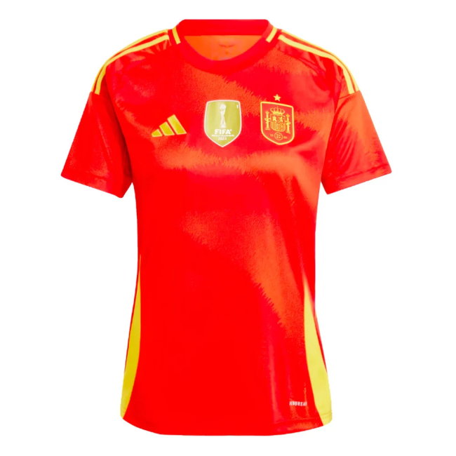 2024-2025 Spain Home Shirt (Ladies) (Nacho 4)-SoccerKits Hub | Buy Soccer Jerseys Online